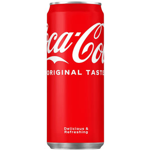Coca Cola Original Dose 0,33L Kohlensäure- und koffeinhaltiges Erfrischungsgetränk mit natürlichen Aromen - RYO Shop