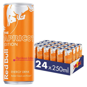 Red Bull Energy Apricot Edition Aprikose Erdbeere 0,25L 24er Pack - RYO Shop